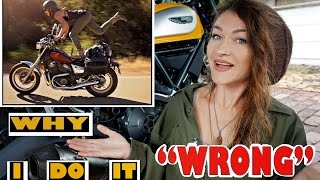 Why I do it &quot;wrong&quot;  Adventure riding the Rosie Way