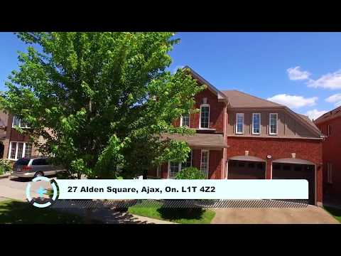27 Alden Square, Ajax, On. L1T 4Z2 / HD / Virtual Tour