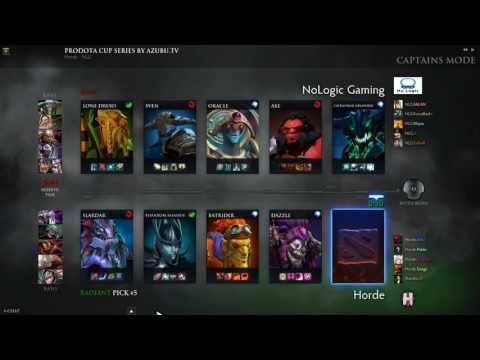 Horde vs No Logic Gaming ProDotA Cup Europe #15 Game 2 (Horde +1 Advantage)