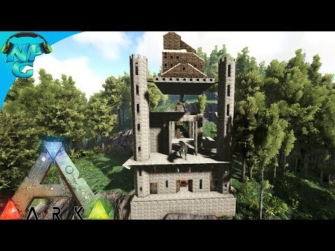 Eve of Extinction - Connecting the Floating Top of our Epic Castle Build! E8 ARK Survival Evolved