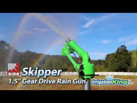 Skipper rain gun, for agricultural