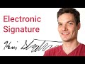 How to make Electronic Signature