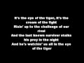 Eye of The Tiger [Cover] Female- Lyrics 
