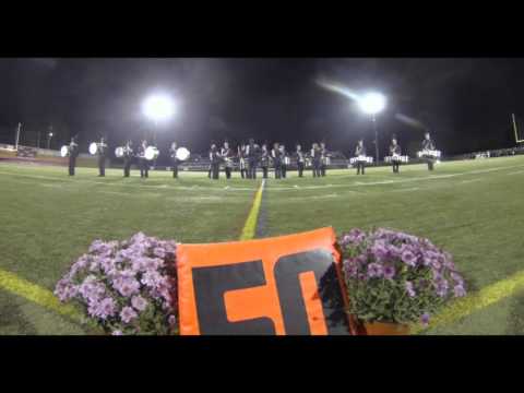 Stoga Showcase of Sound Drum Line with All Drum Majors