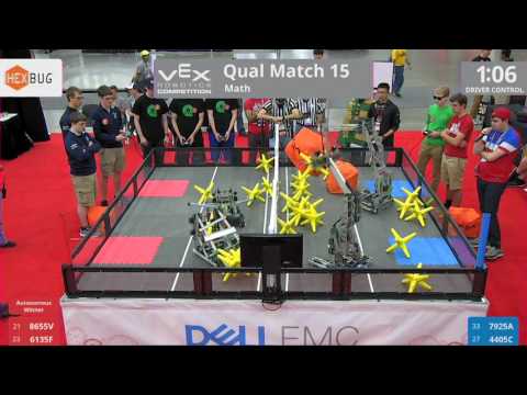 2017 VRC Math Q15 - 8655V 6135F vs 7925A 4405C - 36 to 13