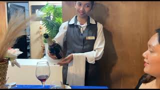 Download the video "Table Service Sequence and Wine Pairing | Part II"