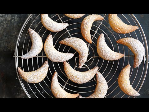 착한 재료로 쉽게~ 바닐라 킵펠쿠키 만들기(Vanillekipferl / Vanilla Crescent Cookies recipe)