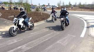 preview picture of video 'rassemblement motos Brumath Strasbourg 12.04.14'