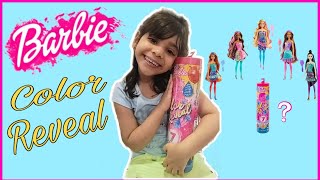 O QUE VEM COM A BARBIE SURPRISE COLOR REVEAL  E a barbie do filme