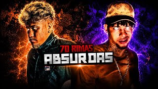 70 RIMAS ABSURDAS PELAS BATALHAS!! 💥