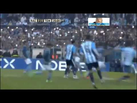 Racing Club 2 Vs  0 Temperley - Fecha 16 - Liga Argentina - Los goles