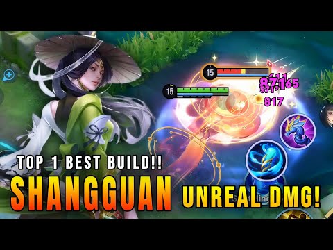 INSANE BURST!! Shangguan Combo Damage Absolutely Broken - Top 1 Best Build in Honor of Kings