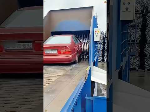 How can two rotating shafts destroy a car?