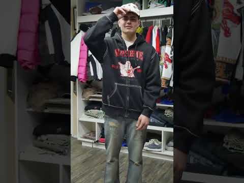 OFF THE RACK: Supreme x True Religion Zip Up Hoodie #short #shorts #youtubeshorts