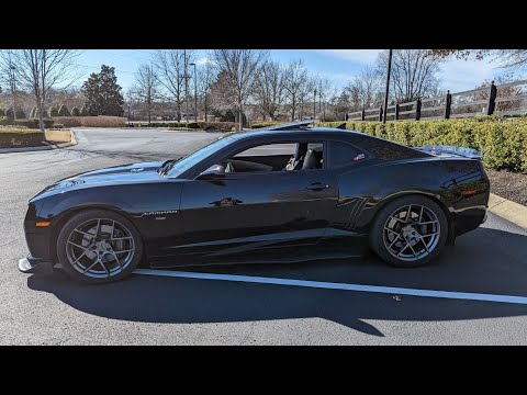 Camaro SS "1.25 BMR lowering springs Review, and I GOT HIT!