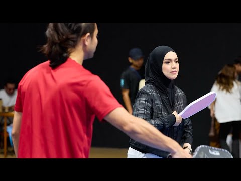 DS Siti Nurhaliza Plays Pickleball