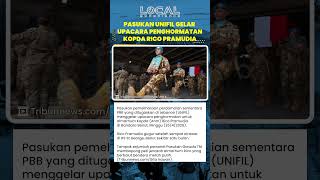 Pasukan UNIFIL Gelar Upacara Penghormatan Kopda Rico Pramudia yang Gugur akibat Serangan Israel