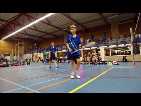 badminton NK U13 2016 bc schollevaar