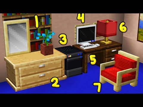 Logdotzip - 400+ NEW Minecraft Furniture INSTANTLY (Resource Pack)