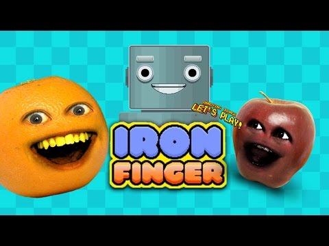 Annoying Orange vs Midget Apple - IRON FINGER!