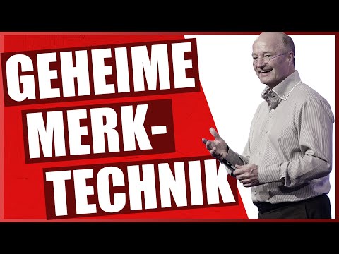 Geniale Merktechnik für Vergessliche [Langzeitgedächtnis Trainieren]