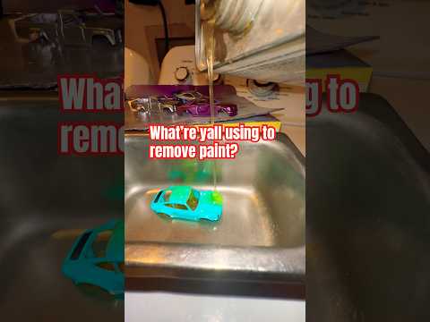 Paint removal? Hotwheels #porsche  #hotwheels #painting #removal #fyp #fidget #diecastcars #edm