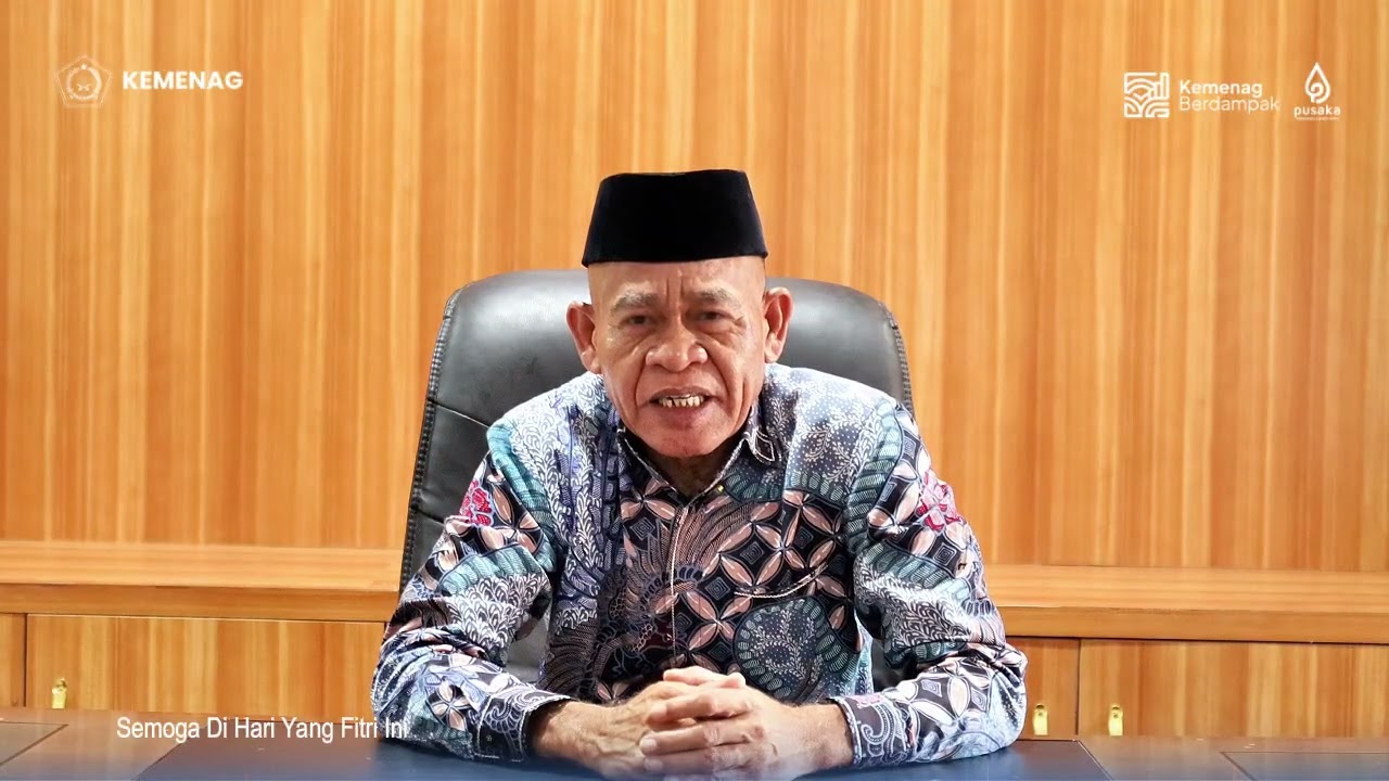 Kakanwil Ucapkan Selamat Hari Raya Idul Fitri