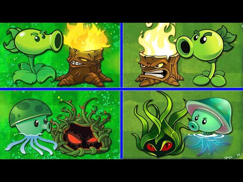 All Pair Team Plants Vs All Zombies - Who Will Win? - Pvz 1 vs Pvz 2