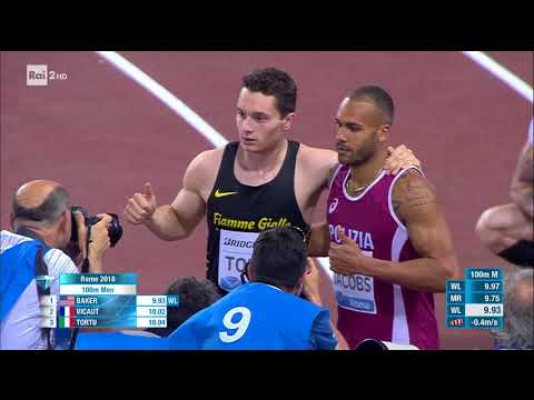 Filippo Tortu Golden Gala Diamond League 10.04