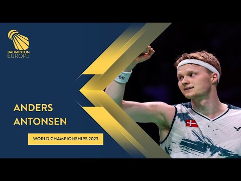 Anders Antonsen on his first match at the World Chanpionships 2023