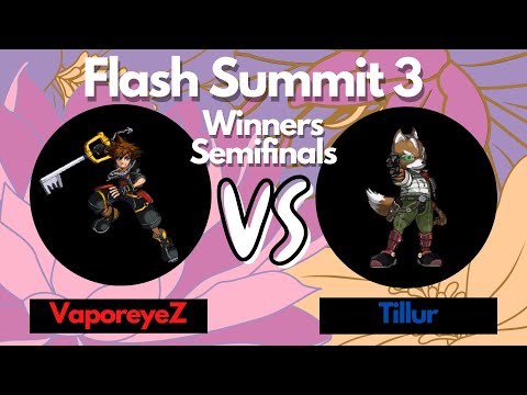 AFM TillurMan (Fox) vs SC VaporeyeZ - SSF2 Winners Semifinals - Flash Summit 3
