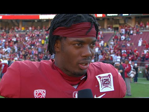 Paulson Adebo talks work ethic, Stanford's consistency on defense