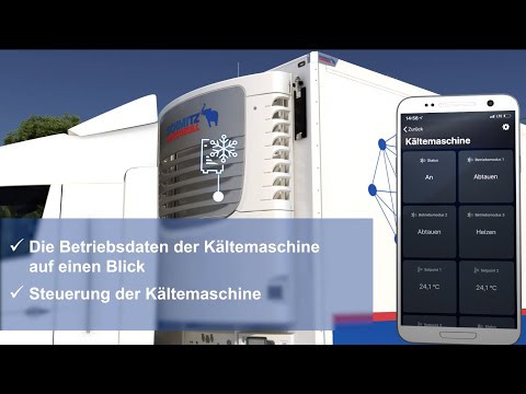 Einfach am Handy die Daten des Kühlgeräts abrufen und auswerten - per TrailerConnect® beSmart App