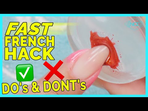 Oval French Mani