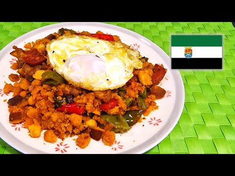 MIGAS EXTREMEÑAS o MIGAS DE PASTOR | Receta tradicional RIQUÍSIMA