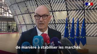 Déclaration de Roland Lescure à l'issue du G7 Finances d'urgence le lundi 9 mars 2026