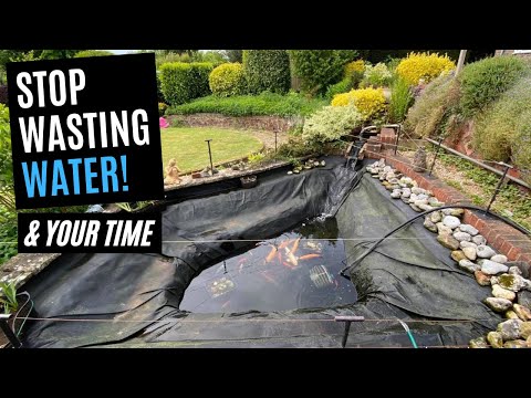 Fish pond water changes are just a waste of water & time! 🤔🙄😮😘