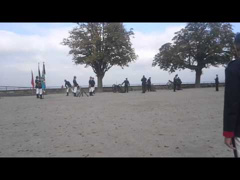 Kanonenschießen Preußentage Festung Ehrenbreitstein 2014 Teil1