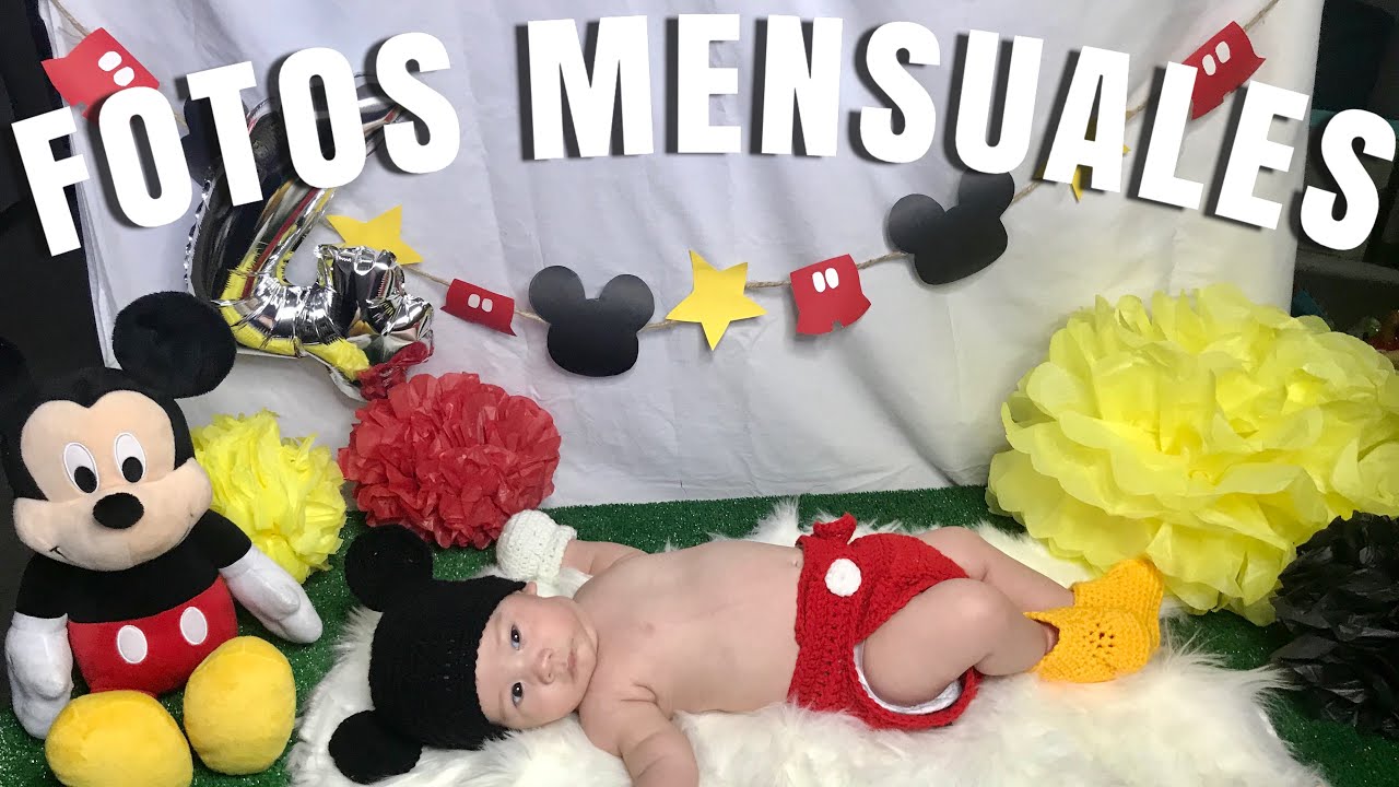 FOTOS MES A MES PARA BEBÉS! (MICKEY MOUSE)