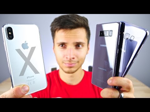 iPhone X vs Samsung Galaxy Note 8 & S8 Plus!