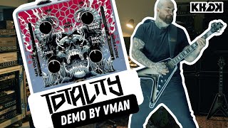 Video thumbnail for Totality guitar pedal demo by Alessandro 'VMan' Venturella of Slipknot (made by KHDK) by KHDK