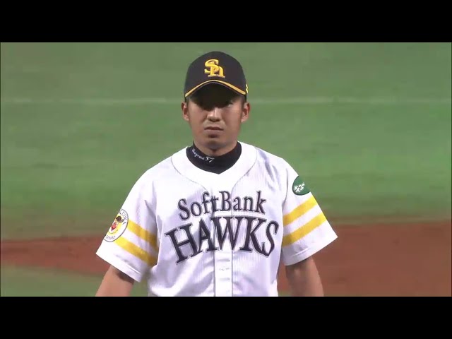 ホークス嘉弥真 1・3塁でまさかのボーク... 2014/4/1 H-F