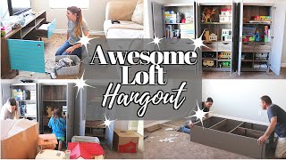 AWESOME KIDS HANG OUT ROOM // CLEANING MOTIVATION // CLEANING MOM
