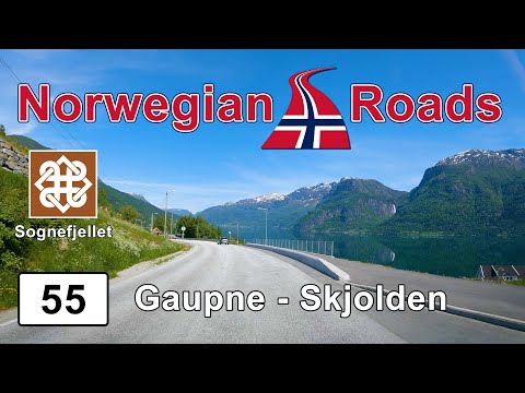 Fahren Fv55 Gaupne - Skjolden | Norwegian Roads 4K UHD