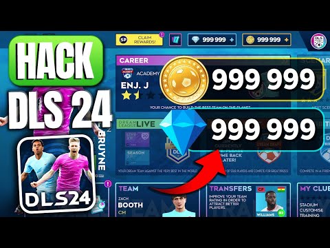 DLS 24 HACK/MOD - How to Get Unlimited COINS & GEMS in DLS 24 for FREE (Android/iOS)