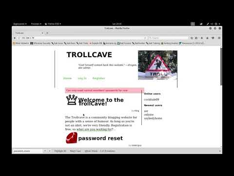 Vulnhub Trollcave   Capture the flag Walktrough   Easy Method