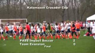 preview picture of video 'Team Evanston - PASS Impact Soccer April 25, 2009'