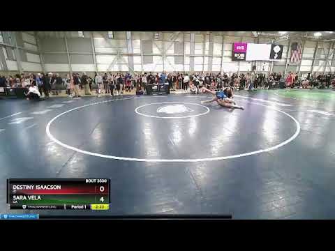 59 Lbs Cons. Round 1 - Destiny Isaacson, ID Vs Sara Vela, CA 79ba