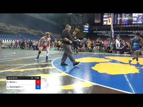 138 Lbs Cons 32 1 Ethan Birch California Vs Lj Davenport Missouri
