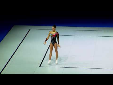 KURASHVILI Anastasiia (UKR) - 2024 Aerobic Worlds, Pesaro (ITA) Qualifications Individual Women